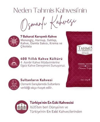 Tahmis Dağ Çilekli-Menengiç Türk Kahvesi 3x100 gr