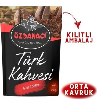 Özdanacı Kuruyemiş Sade Türk Kahvesi 100 gr