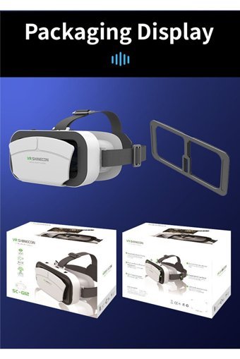 Vr Shinecon G12 3D 4.5-7.0 inç Sanal Gerçeklik Gözlükleri