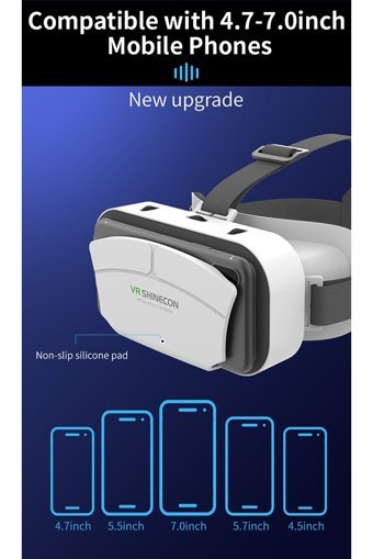 Vr Shinecon G12 3D 4.5-7.0 inç Sanal Gerçeklik Gözlükleri