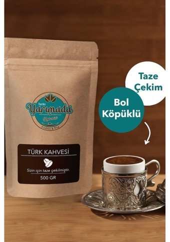 Tarihi Yarımada Kahvecisi Sade Orta Kavrulmuş Türk Kahvesi 500 gr