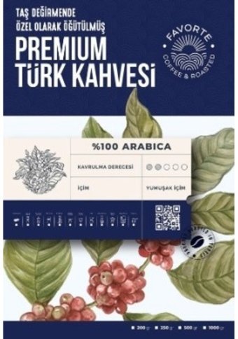 Favorte Coffee Sade Az Kavrulmuş Türk Kahvesi 200 gr
