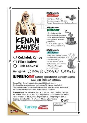 Espressomm Sade Türk Kahvesi 500 gr