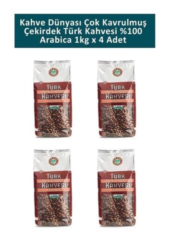 Kahve Dünyası Sade Çok Türk Kahvesi 4x1 kg