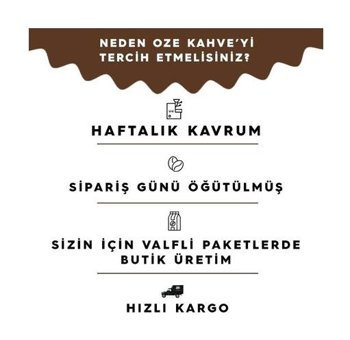 Oze Güllü Orta Kavrulmuş Türk Kahvesi 5x100 gr