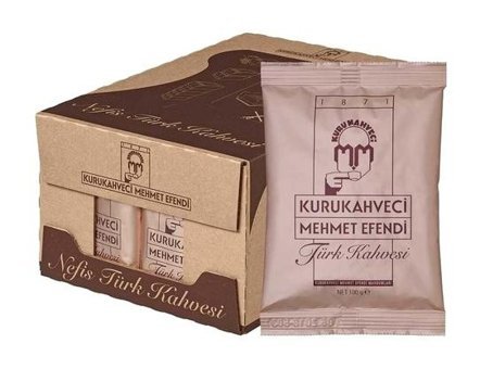 Kurukahveci Mehmet Efendi Sade Türk Kahvesi 100x100 gr