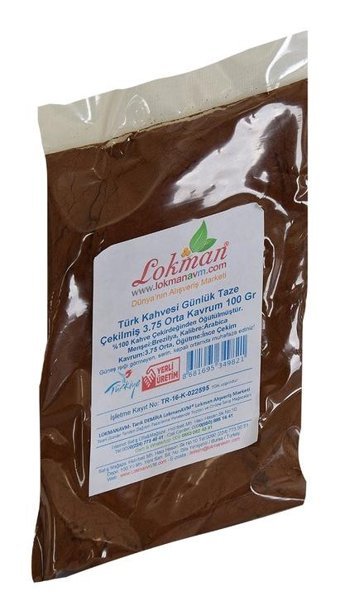 Lokman Avm Sade Orta Kavrulmuş Türk Kahvesi 100 gr