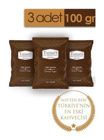 Tahmis Sade Orta Kavrulmuş Türk Kahvesi 250 gr