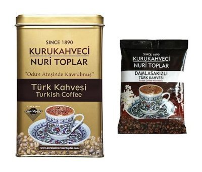 Kurukahveci Nuri Toplar Damla Sakızlı Çok Türk Kahvesi