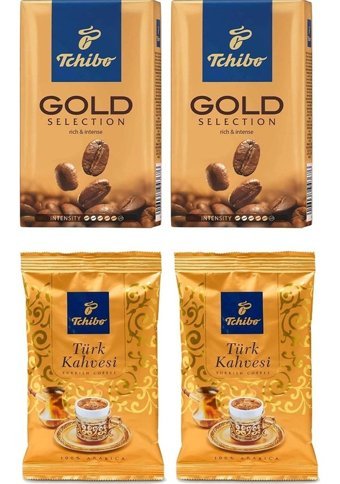 Tchibo Gold Filtre Kahve 2 x 250 G + Türk Kahvesi 2 x 100 G