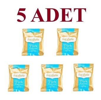Hacıbaba Sade Türk Kahvesi 5x100 gr