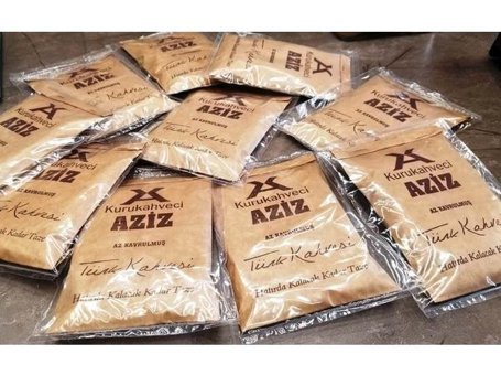 Kurukahveci Aziz Sade Az Kavrulmuş Türk Kahvesi 10x100 gr