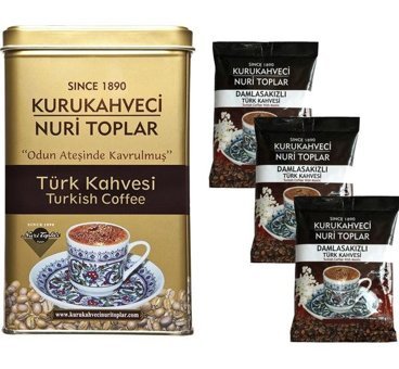 Kurukahveci Nuri Toplar Damla Sakızlı Çok Türk Kahvesi 300 gr