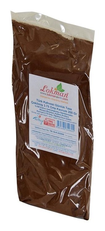 Lokman Avm Sade Orta Kavrulmuş Türk Kahvesi 200 gr