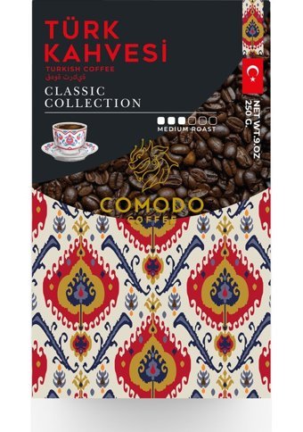 Comodo Coffee Classic Collection Sade Türk Kahvesi 250 gr