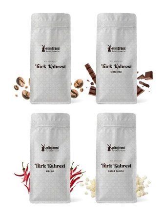 Yeldeğirmeni Kurukahvecisi Sade Türk Kahvesi 4x250 gr