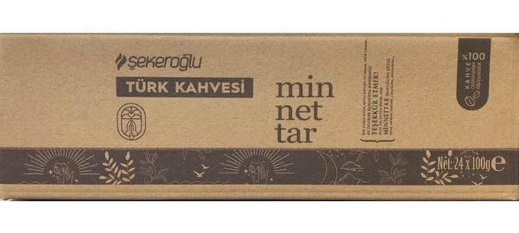 Şekeroğlu Minnettar Sade Türk Kahvesi 24x100 gr