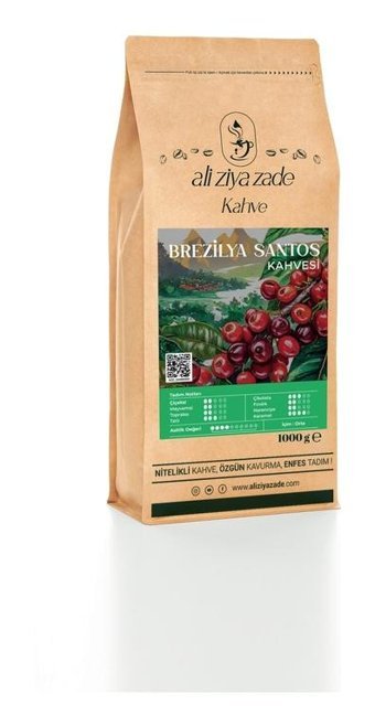 Ali Ziya Zade Brezilya Santos Sade Türk Kahvesi 1 kg