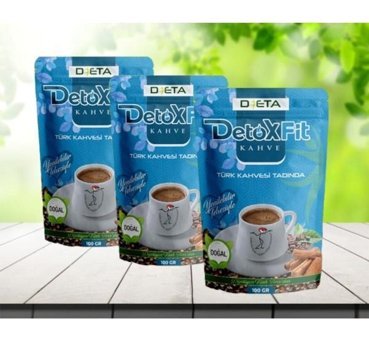 Detoxfit Sade Türk Kahvesi 3x100 gr