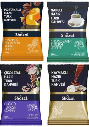 Shazel Kaymaklı Türk Kahvesi 4x100 gr