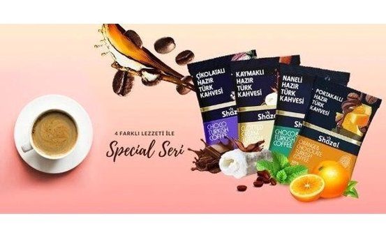 Shazel Kaymaklı Türk Kahvesi 4x100 gr