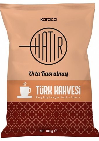 Karaca Sade Orta Kavrulmuş Türk Kahvesi 100 gr