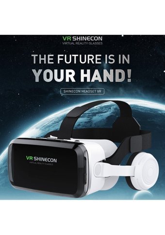 Vr Shinecon G04BS 3D 3.5-6.0 inç Bluetooth 100-120 °C Sanal Gerçeklik Gözlükleri