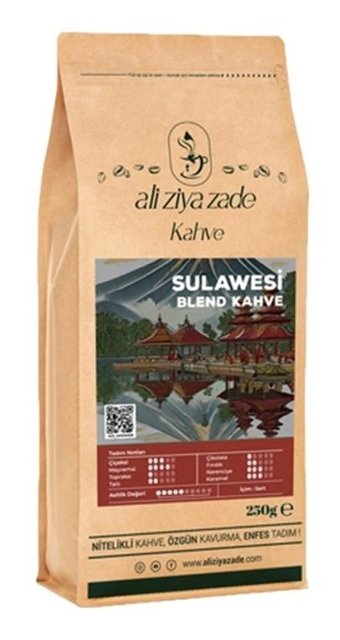Ali Ziya Zade Sulawesi Blend Sade Türk Kahvesi 3x250 gr