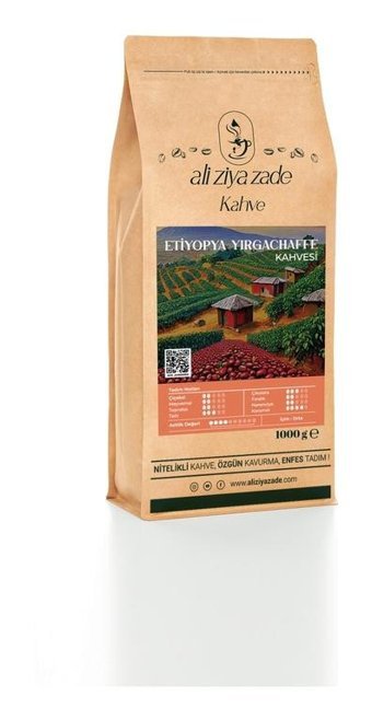 Ali Ziya Zade Etiyopya Yirgacheffe Sade Türk Kahvesi 1 kg