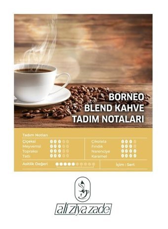 Ali Ziya Zade Borneo Blend Sade Türk Kahvesi 3x250 gr