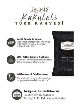 Tahmis Kakuleli Türk Kahvesi 10x100 gr