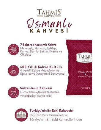 Tahmis Kakuleli Türk Kahvesi 10x100 gr