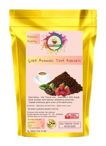 Coffee Naturelle Çilekli Türk Kahvesi 200 gr