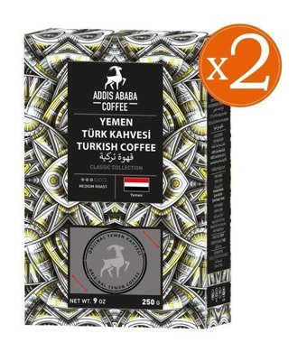 Addis Ababa Coffee Sade Türk Kahvesi 500 gr