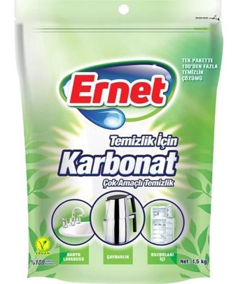 Ernet Temizlik Için Karbonat Toz Mutfak Banyo Temizliyici 1.5 kg