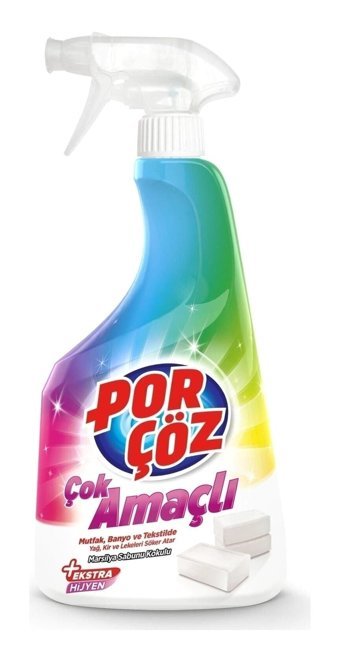 Porçöz Marsilya Sabunlu Sprey Mutfak Banyo Temizliyici 750 ml