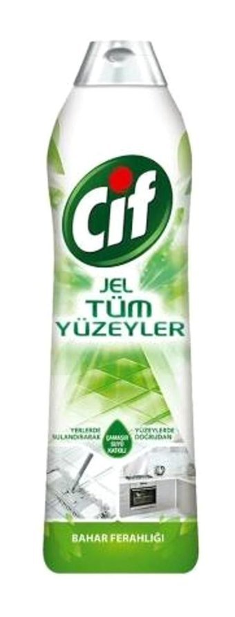 Cif Tüm Yüzeyler Bahar Ferahlığı Jel Mutfak Banyo Temizliyici 2 x 750 ml