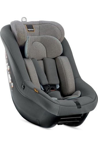 Inglesina Darwin Next Stage 360 Derece 0-15 kg Yatabilen Emniyet Kemerli Çift Yönlü Oto Koltuğu Gri