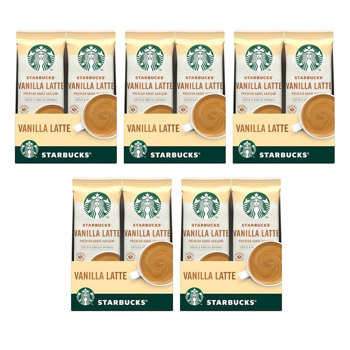 Starbucks Klasik 21.5 gr 50 Adet Vanilla Latte Hazır Kahve