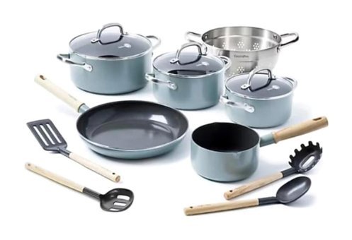 Greenpan Mayflower 13 Parça Cam Kapaklı Çelik Saplı Tencere Seti