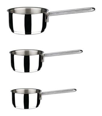 Leggno Saucepan 10 Parça Kapaklı Çelik Saplı Çelik Tencere Seti