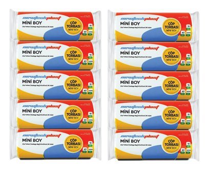Newtechplast Mini Boy 40x50 cm Çöp Poşeti 400 Adet Beyaz