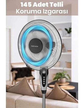 Goldmaster GM-7921 16 inç 3 Kademeli Yer Kullanımlı Kule Tipi Vantilatör