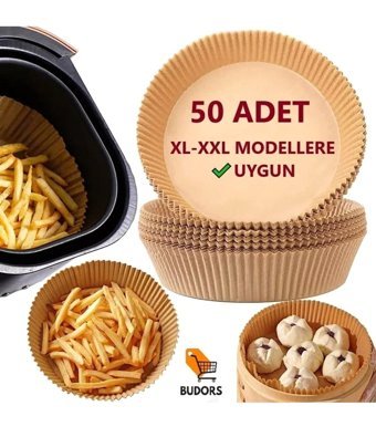 Budors Oval Aifryer Pişirme Kağıdı 50 Adet