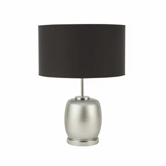 Karaca Home Leta Kağıt Gümüş Tekli Metal Abajur