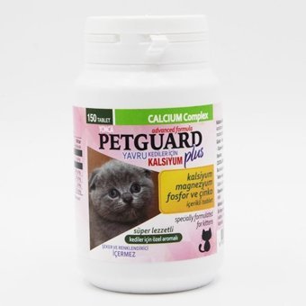 Petguard Multivitamini Bağışıklık Güçlendirici Yavru Kedi Vitamini Tablet 150 Adet