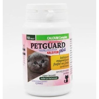 Petguard Multivitamini Bağışıklık Güçlendirici Yavru Kedi Vitamini Tablet 150 Adet