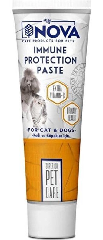 Nova Immune Protection Multivitamini Bağışıklık Güçlendirici Yaşlı Kedi Vitamini Macun 100 gr