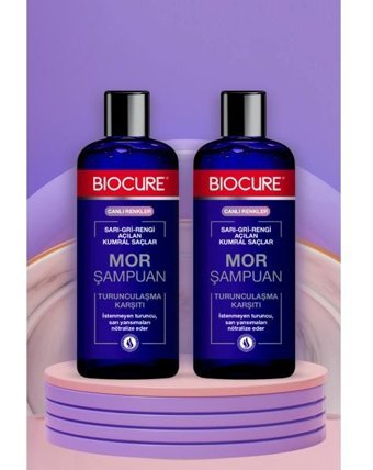 Biocure Turunculaşma Karşıtı Düz Saçlar İçin Kremsiz Şampuan Unisex Şampuanı 2x400 ml