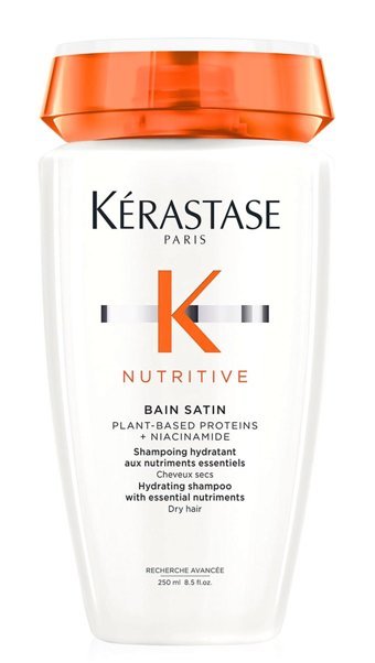 Kerastase Nutritive Bain Satin Nemlendirici Arındırıcı Düz Saçlar İçin Kremsiz Şampuan Unisex Şampuanı 250 ml